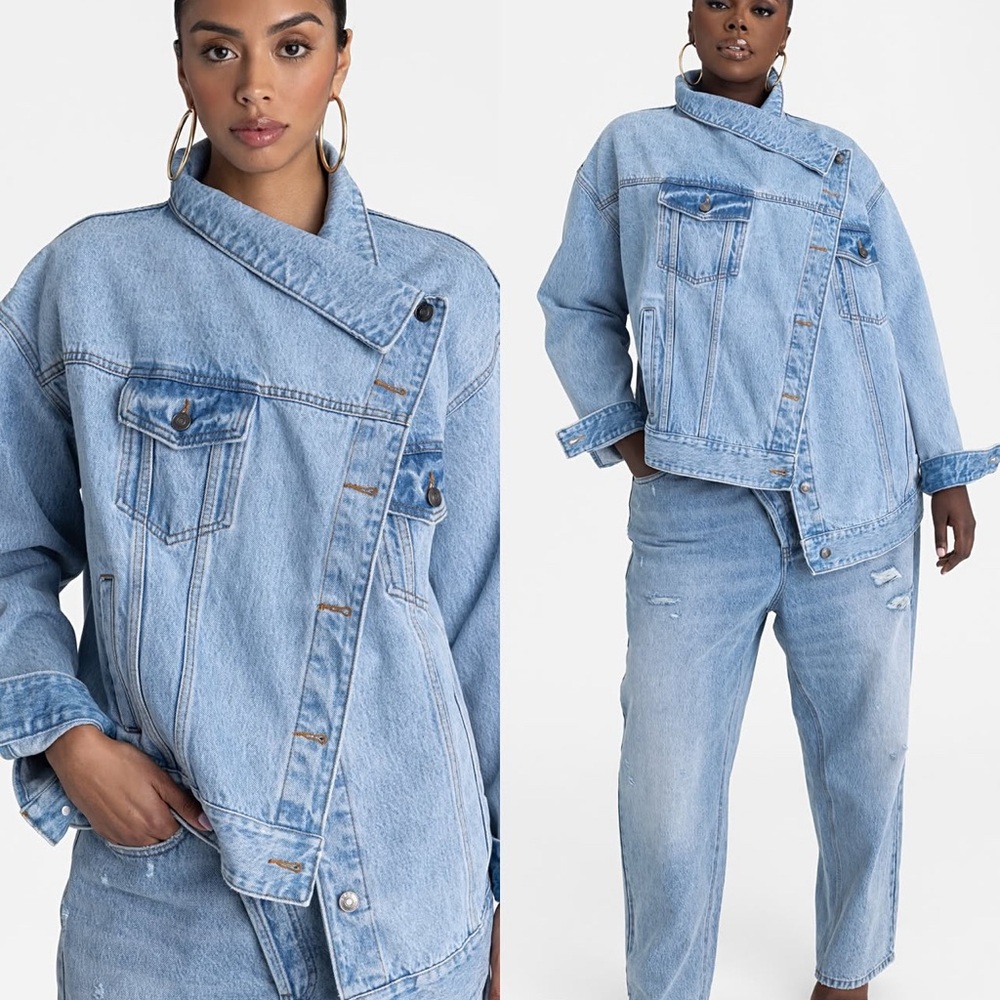 NWT | KBB by KAHLANA | The Denim Jacket – Light Wash | Sizes XS, M,  L, XL - Picture 5 of 7